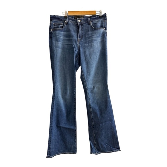Veronica Beard Dark Blue Straight Leg Jeans - Picture 2 of 5